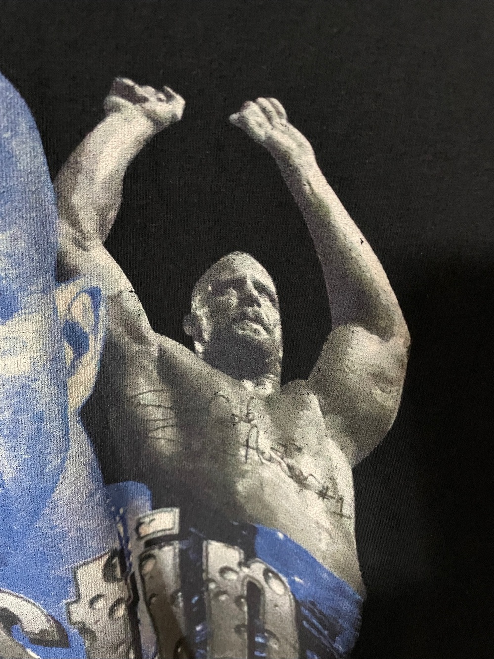Vintage 90’s WWE Black Blue Stone Cold Austin 3:16 Graphic Tee Size Large - Picture 4 of 6